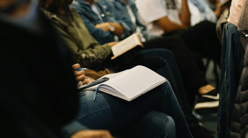 woman reading book